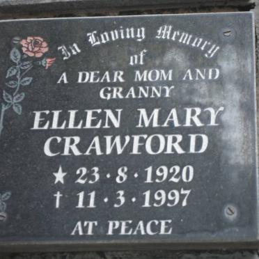 CRAWFORD Ellen Mary 1920-1997