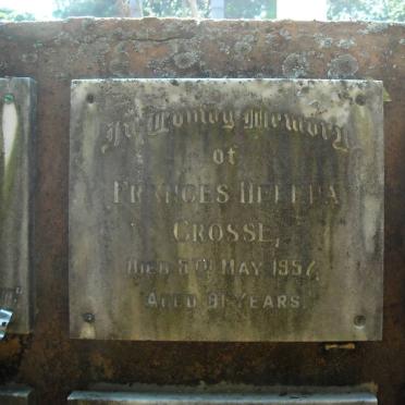 CROSSE Frances Helena -1957