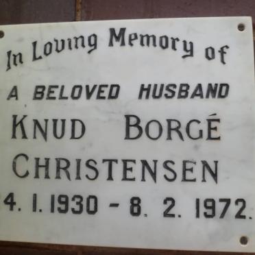 CHRISTENSEN Knud Borgë 1930-1972
