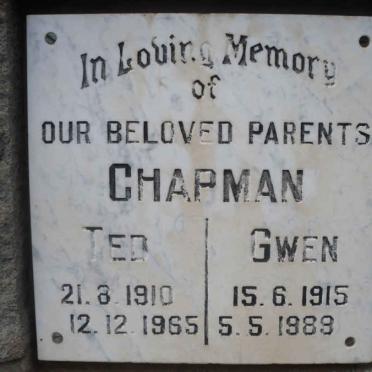 CHAPMAN Ted 1910-1965 &amp; Gwen 1915-1989