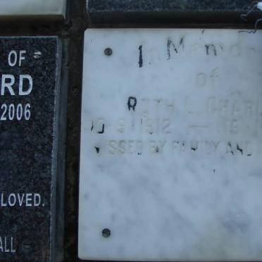 CHARLES Ruth L. 1912-1987