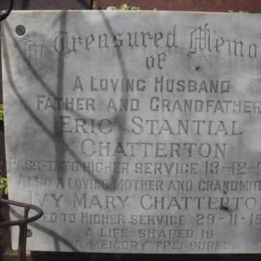 CHATTERTON Eric Stantial -1966 &amp; Ivy Mary -1966