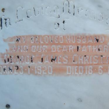 CHRISTIE George James 1920-1988