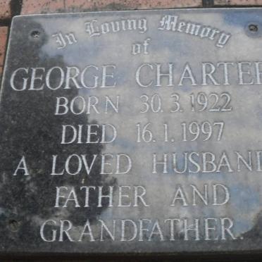 CHARTER George 1922-1997