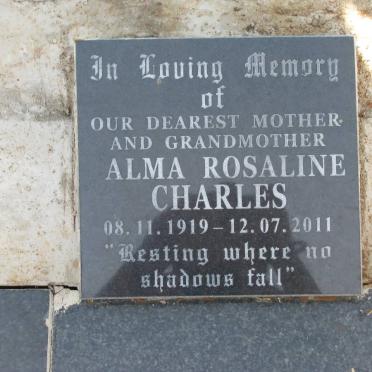 CHARLES Alma Rosaline 1919-2001