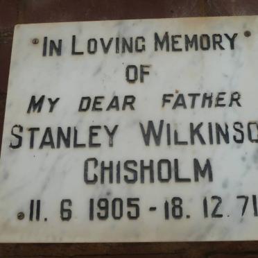 CHISHOLM Stanley Wilkinson 1905-1971