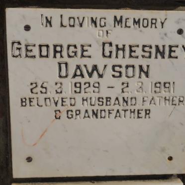 DAWSON George Chesney 1929-1991