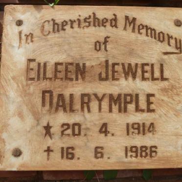 DALRYMPLE Eileen Jewell 1914-1986
