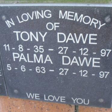 DAWE Tony 1935-1997 :: DAWE Palma 1963-1997
