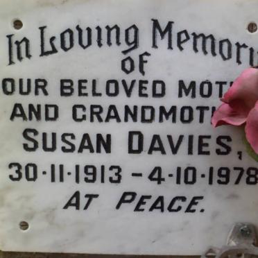 DAVIES Susan 1913-1978