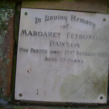 DAWSON Margaret Petronella -1953