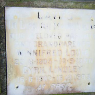 DAVIES Cyril Lindley 1907-1983 &amp; Winnifred Louie 1905-1980