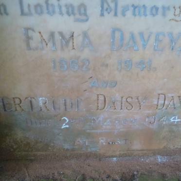 DAVEY Emma 1862-1941 :: DAVEY Gertrude Daisy -1944