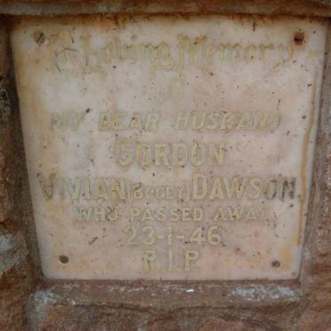 DAWSON Gordon Vivian -1946