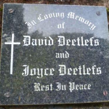 DEETLEFS David &amp; Joyce
