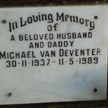 DEVENTER Michael, van 1937-1989