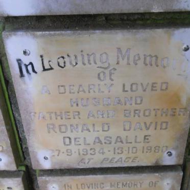 DELASALLE Ronald David 1934-1980