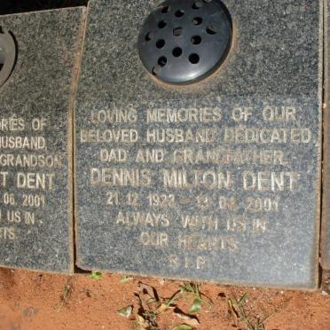 DENT Dennis Milton 1923-2001