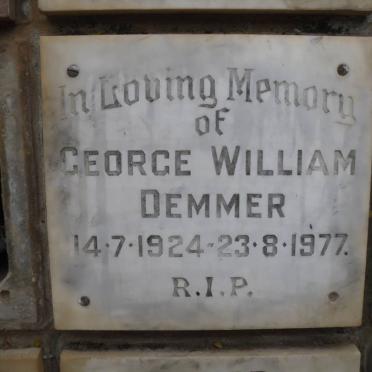 DEMMER George William 1924-1977