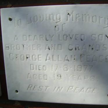 DEACON George Allan -1977