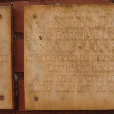 DELATE Lewis Charles 1905-1974