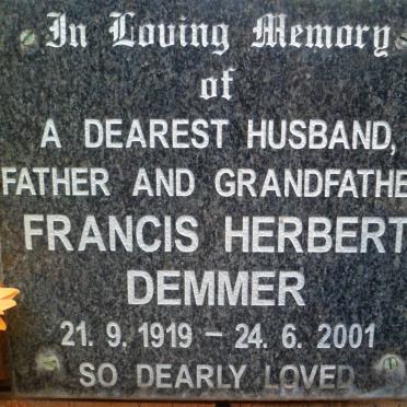 DEMMER Francis Herbert 1919-2001