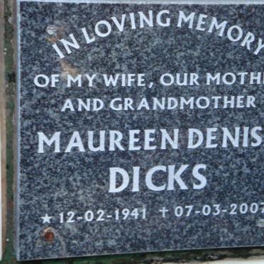 DICKS Maureen Denise 1941-2007