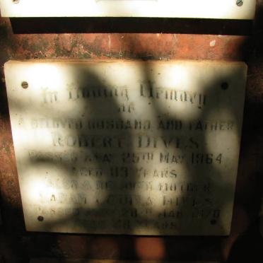 DIVES Robert -1964 &amp; Sarah Louisa -1970