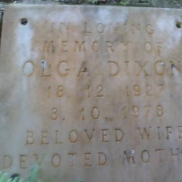 DIXON Olga 1927-1978