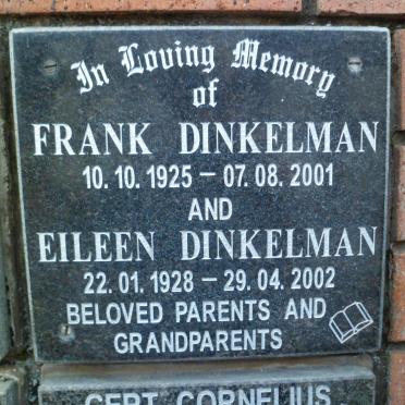 DINKELMAN Frank 1925-2001 &amp; Eileen 1928-2002
