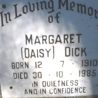 DICK Margaret 1910-1985