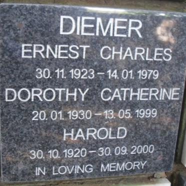 DIEMER Ernest Charles 1923-1979 &amp; Dorothy Catherine 1930-1999 :: DIEMER Harold 1920-2000
