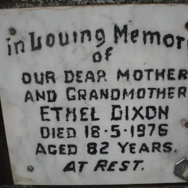 DIXON Ethel -1976