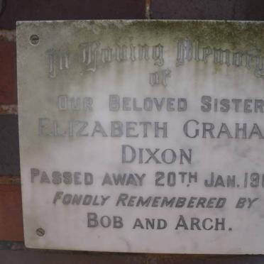 DIXON Elizabeth Graham -1968