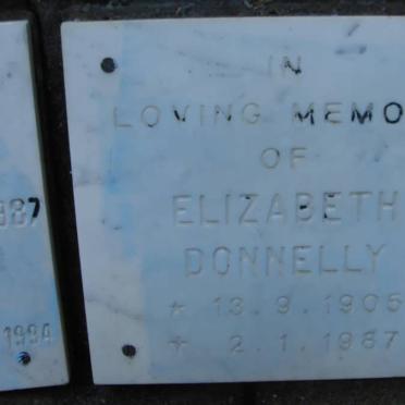 DONNELLY Elizabeth 1905-1987