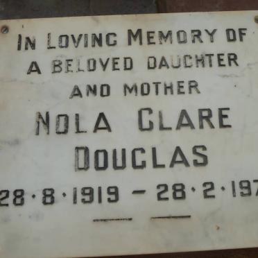 DOUGLAS Nola Clare 1919-1972