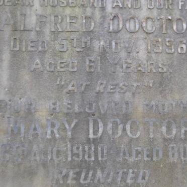 DOCTOR Alfred -1956 &amp; Mary -1980