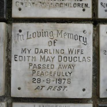 DOUGLAS Edith May -1978