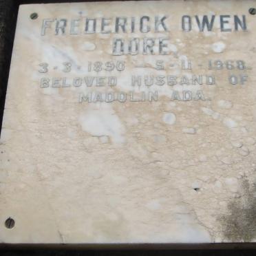 DORE Frederick Owen 1890-1968