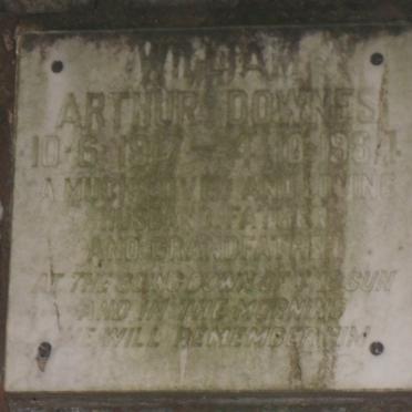 DOWNES William Arthur 1917-1984