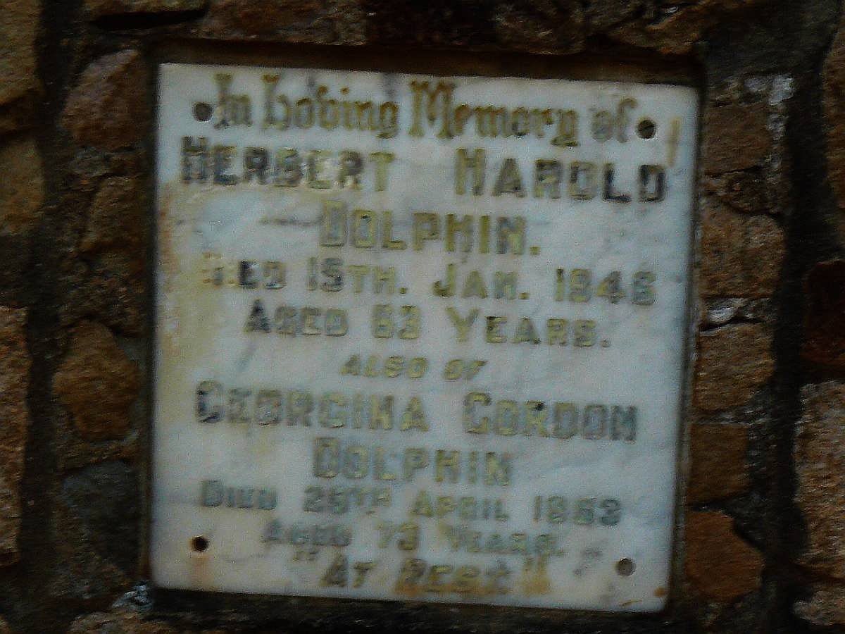 DOLPHIN Herbert Harold -1946 &amp; Georgina Gordon -1963