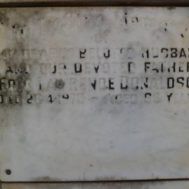 DONALDSON Eric Lawrence -1973