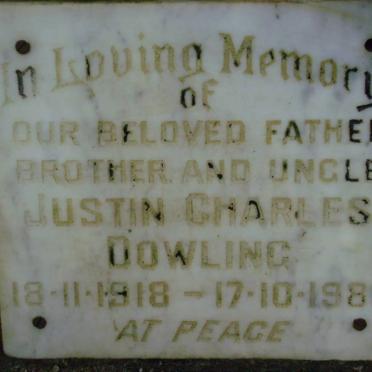 DOWLING Justin Charles 1918-1982