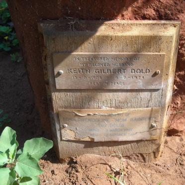 DOLD Keith Gilbert 1906-1974 :: RAINFORD Edna Gwendoline nee DOLD 1907-1994