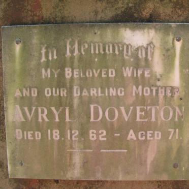 DOVETON Avryl -1962