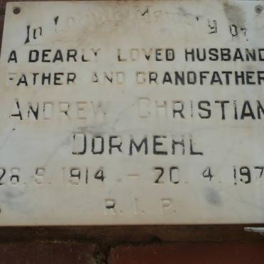 DORMEHL Andrew Christian 1914-1972