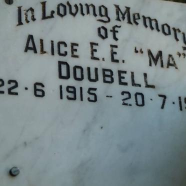 DOUBELL Alice E.E. 1915-1989