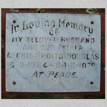 DOUGLAS Archie Sholto 1924-1978