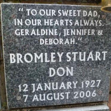DON Bromley Stuart 1927-2006