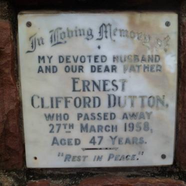 DUTTON Ernest Clifford -1958